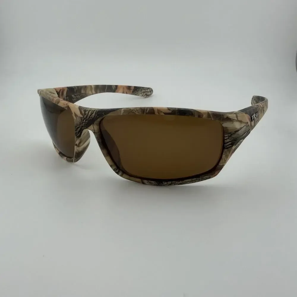 Piranha Polarized 105 Sport Sunglasses Camo Wrap Hunting Fishing #50574B
